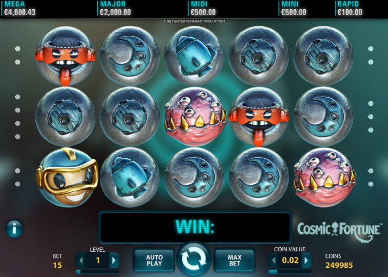 Cosmic Fortune slot machine